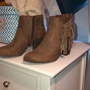 Brown booties